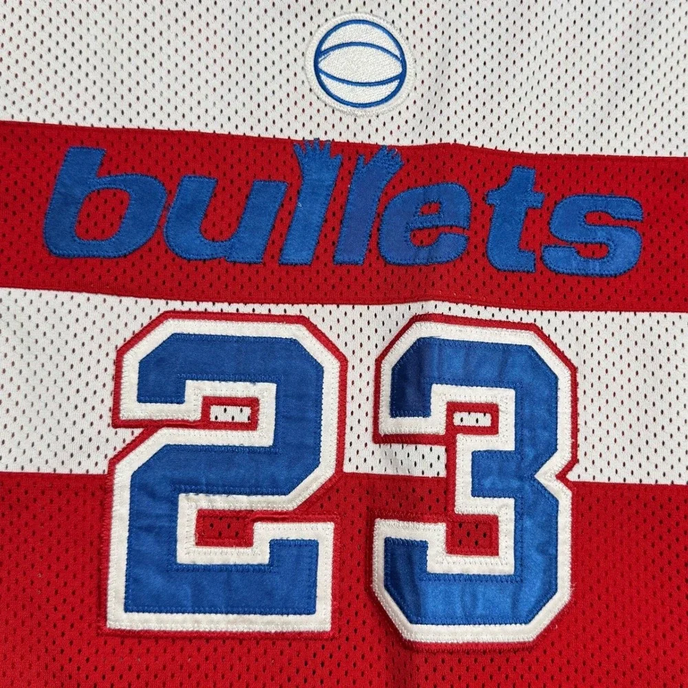 Michael Jordan 23 Washington Bullets Nike Jersey Mens 56 Red Throwback NBA Retro